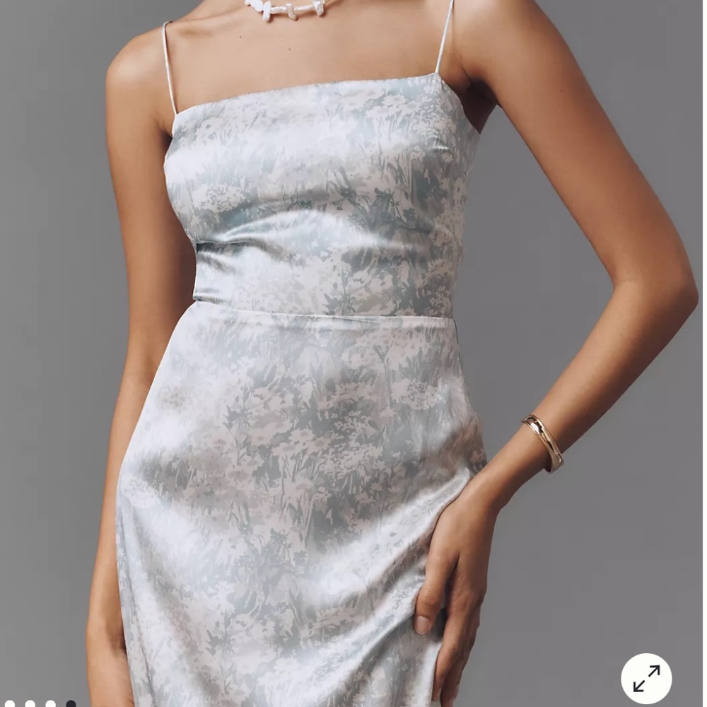 Reformation Frankie Silk Maxi Dress